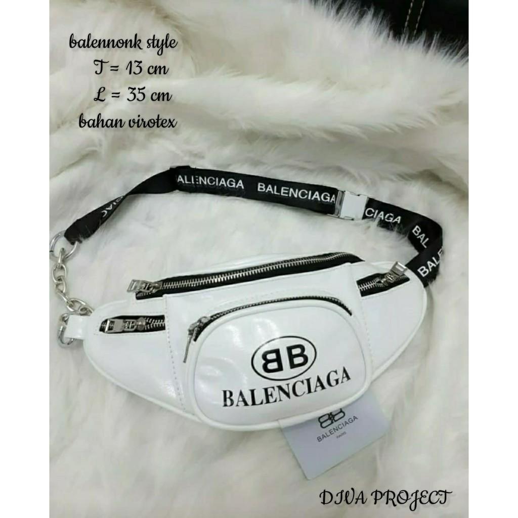 Tas Waistbag Balenciaga waistbag cewek keren / tas pinggang Waistbag Nagita waistbag wanita Axcelso