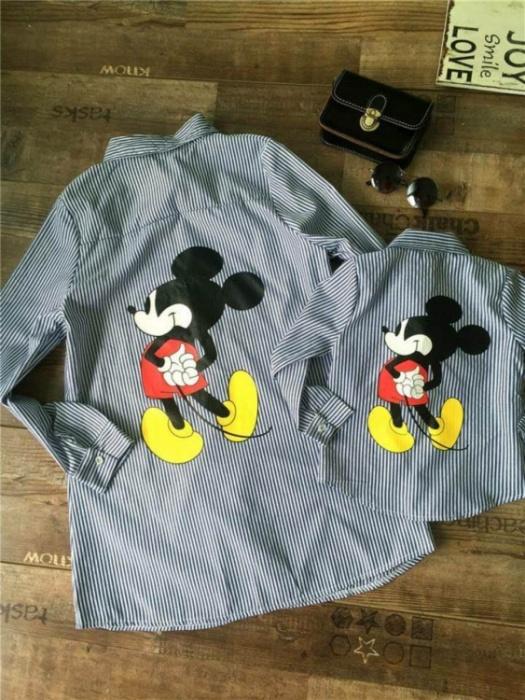 Ann-Bebie Kemeja Mickey Stripe