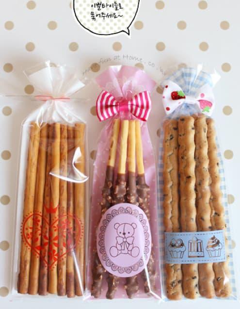 HARGA SPESIAL!!! plastik kantong bungkus kue cake tools cetakan mould pan roti opp seal - C8iG0l