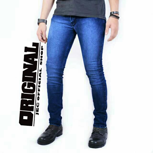PILOT - Celana Jeans Pria Original Biowash - Celana Denim - Celana Pria - Levis - Celana Panjang - Skinny - Slimfit - celana biker