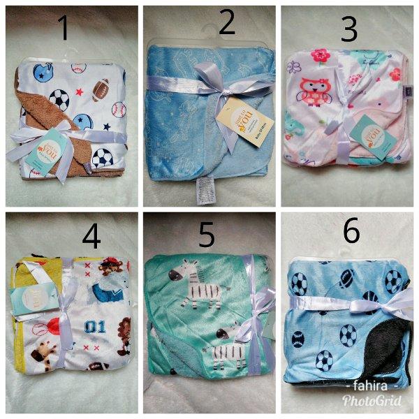 selimut bayi double fleece carter