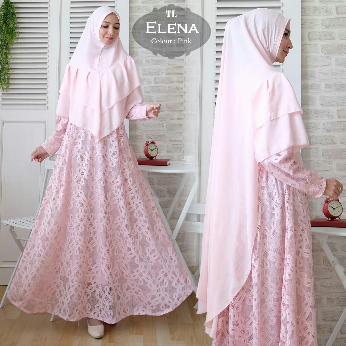 key&kay Gamis muslimah syar'i brukat elena