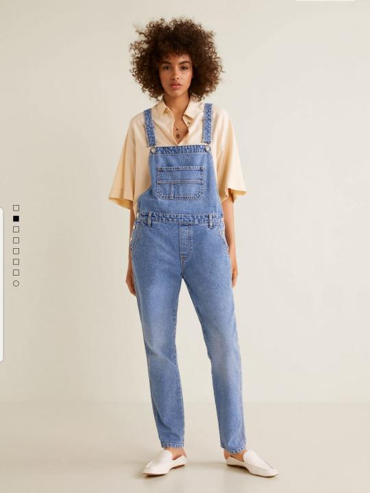 Baju Jeans Kodok Denim Dungrees Mango Authentic Not Jumpsuit Zara HNM