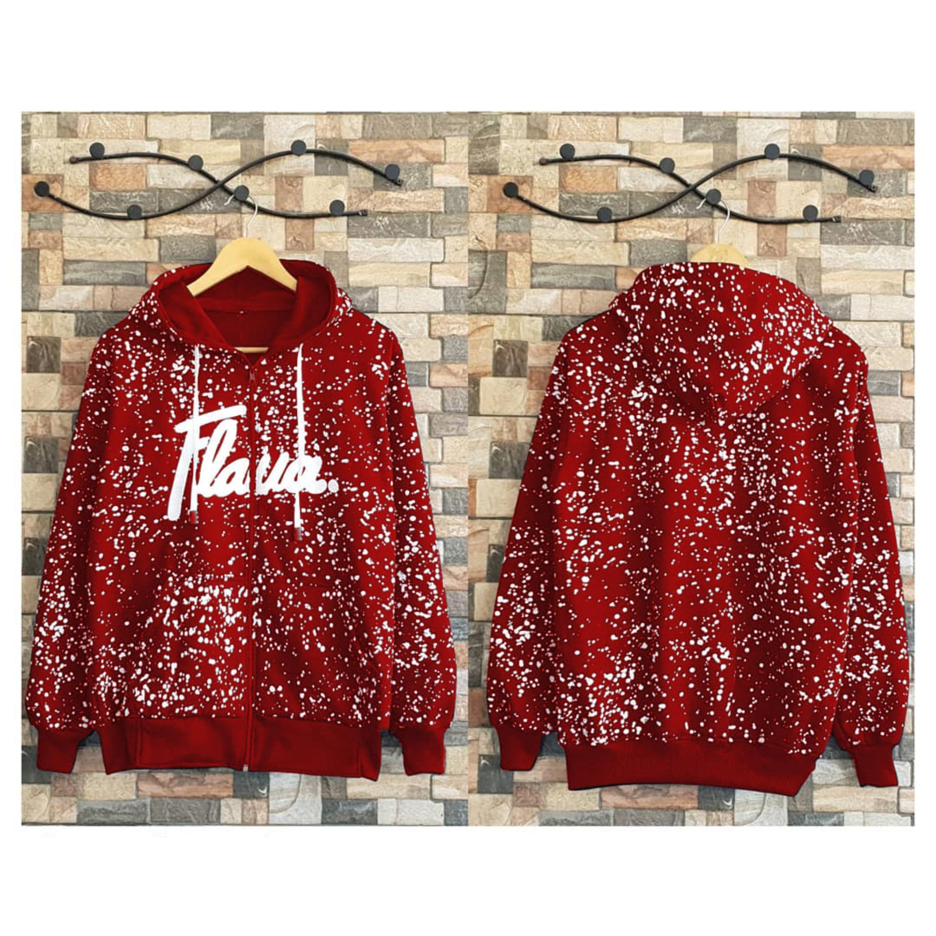 Flava Full Bercak Hoodie - Jaket Hoodie Pria dan Wanita