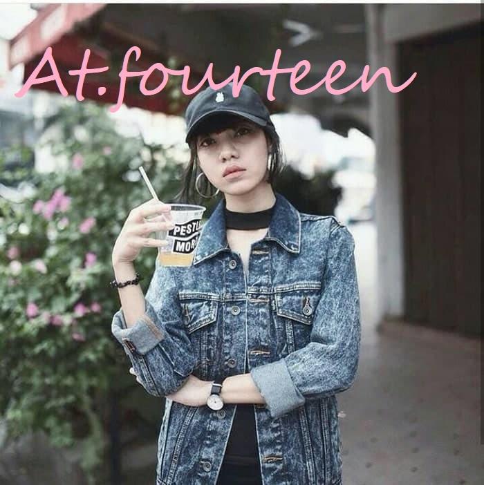 Jaket wanita cewek Levis senwosh denim