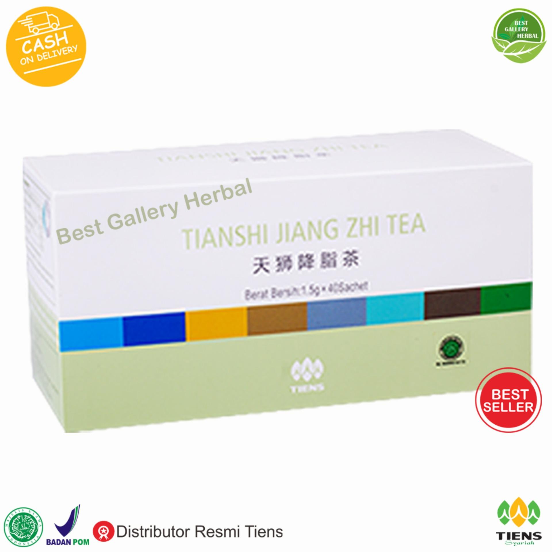 Tiens Teh Herbal Jiang Zhi Tea / Paling Laris / Untuk Penurun Asam Urat, / Detoksifikasi Racun Tubuh Serta Peluntur Lemak / 1 BOX GRATIS Membership By Best Gallery Herbal