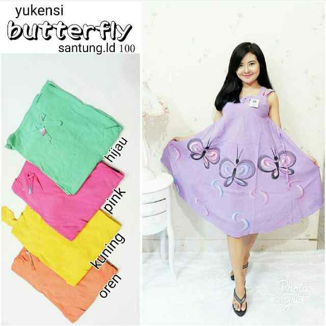 Daster Payung Yukensi butterfly/dragonfly (anak ABG)