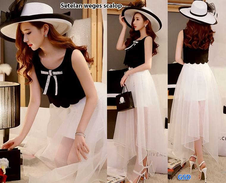 GSD - Baju Wanita / Baju  Pesta / Baju Setelan / Rok Wanita / Set Scalop