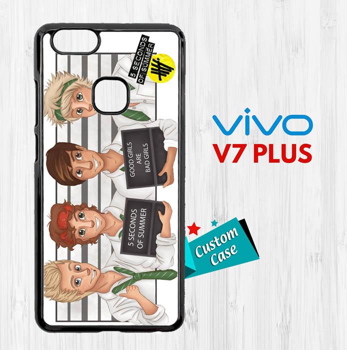 5 seconds of summer vektor E0025 Casing HP Vivo V7 Plus Custom Case Cover