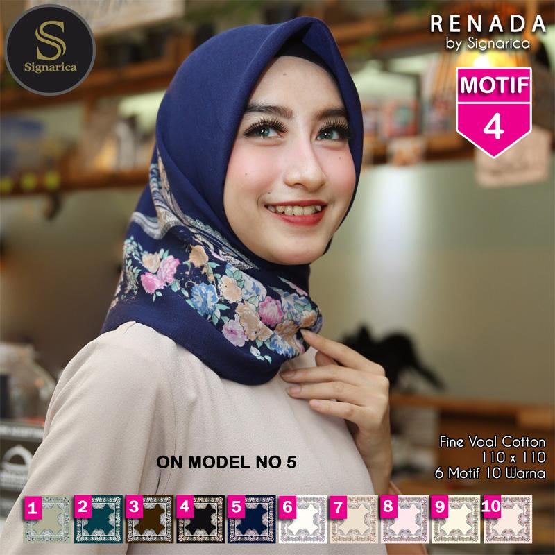 Hijab Segi Empat RENADA 4 By SIGNARICA - Jilbab kerudung MOTIF