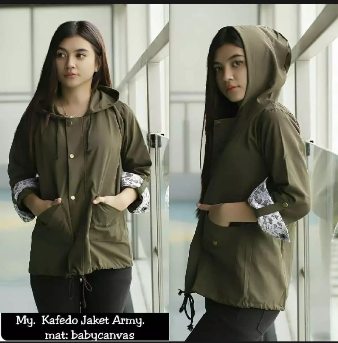 CAFEDO JAKET PARKA - FASHION JAKET PARKA WANITA