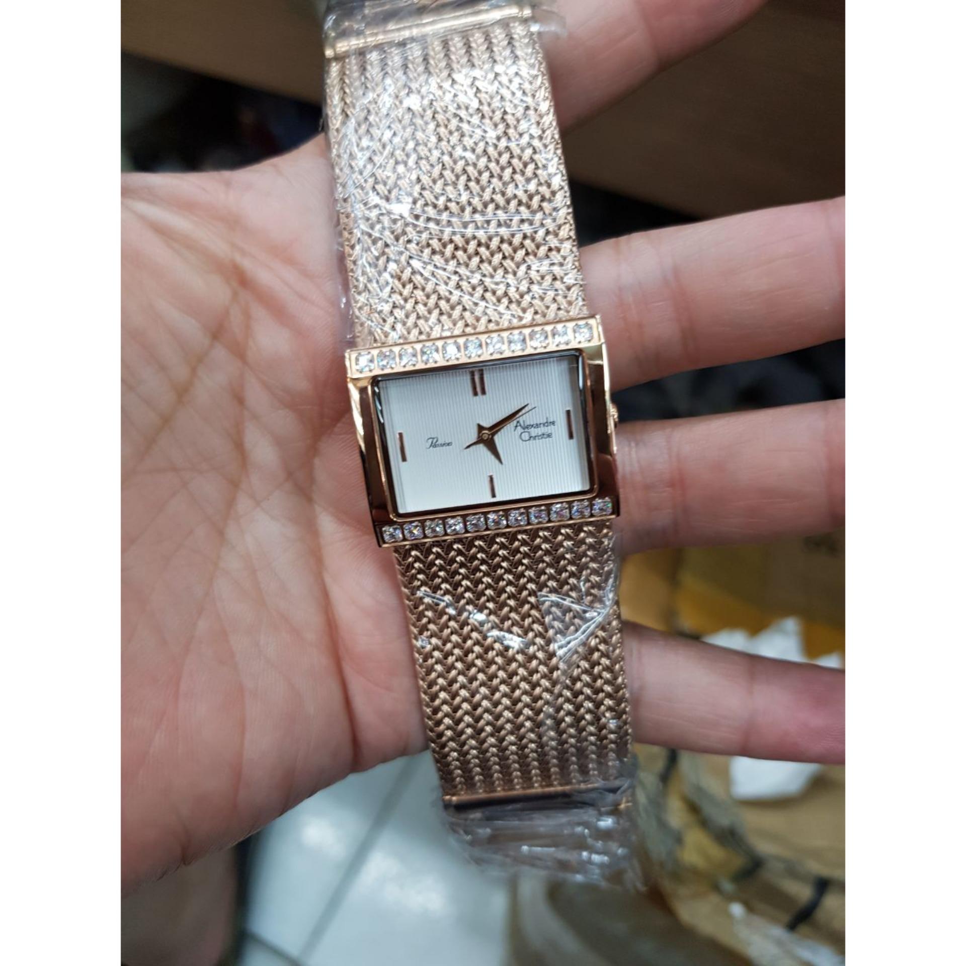 Alexandre Christie AC2466OS - Jam Tangan Fashion Wanita Murah - Design Pasir Steel
