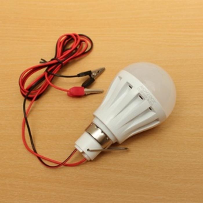 Lampu LED 12W DC 12V PUTIH Colok AKI U/ Emergeny/ Jualan 12W Lamp Mura