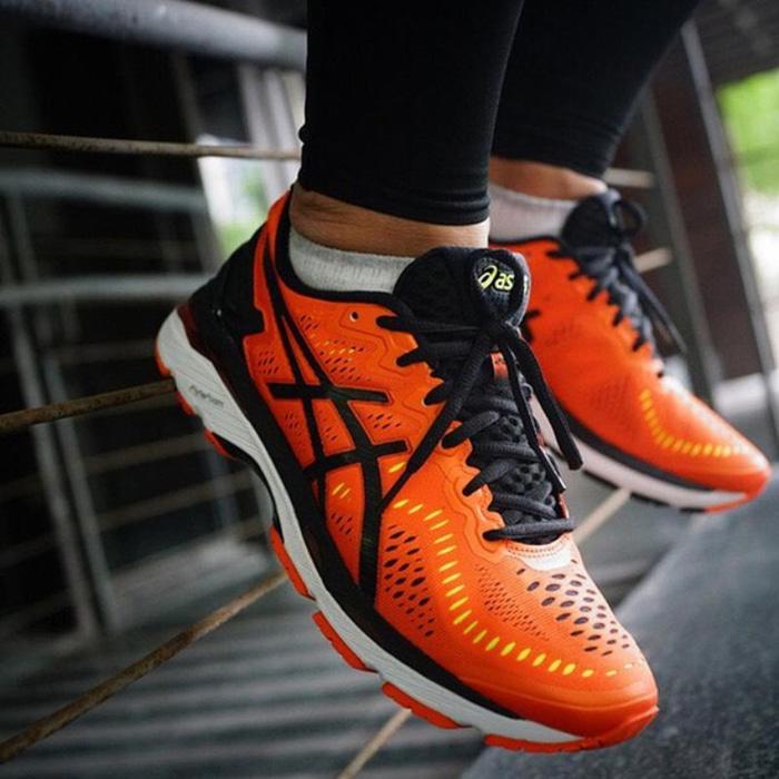 TERLARIS Asics Gell Kayano 23 Orange Black Premium Original / sneakers PROMO