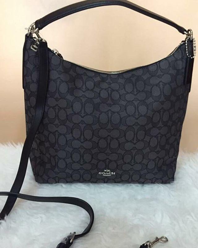 ASLI!!! Tas coach original - Coach celeste large signature black - fZuXTr