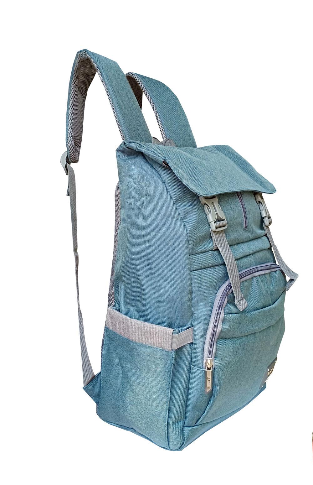 Tas ransel wanita tas ransel pria tas laptop korea style tas sekolah tas kuliah FORTUNE 500193 biru raincover