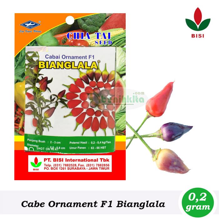 Benih-Bibit Cabe Pelangi/Ornament Bianglala F1 (BISI)