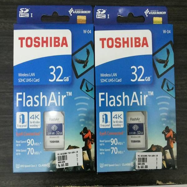 Toshiba Flashair Wireless Card 32GB WIFI SD CARD UHS 3 Flash Air W-04
