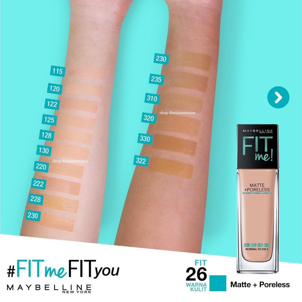 Maybelline Fit Me Matte and Poreless Foundation 122. Creamy Beige
