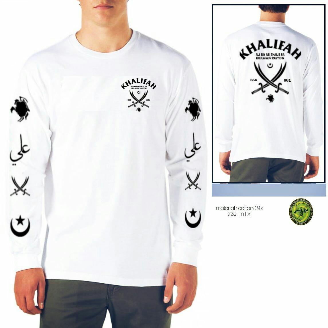 Kaos Hajaru Muslim Lengan Panjang Khalifah Ali