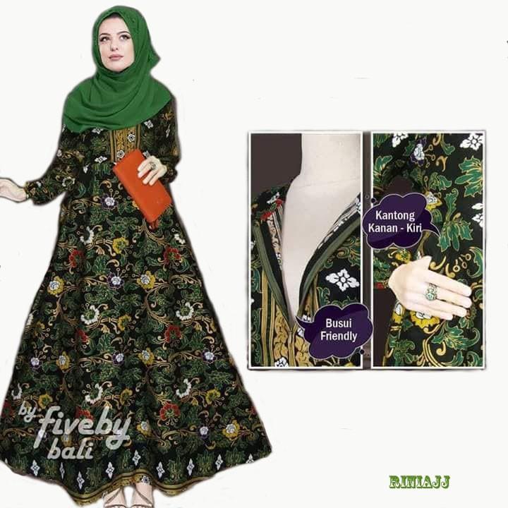 Gamis batik hana all size /BY RINIAJJ(gamis bali)