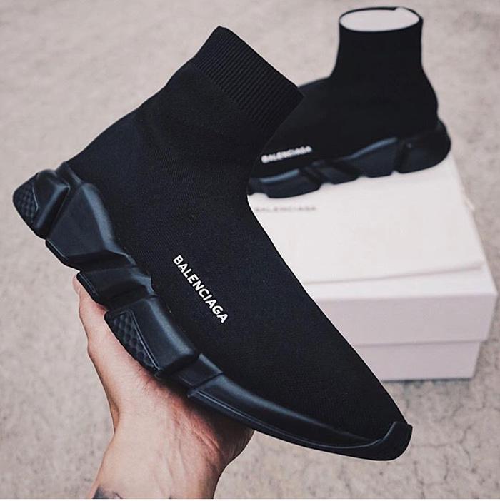 TERLARIS Balenciaga Top Speed Trainer Triple Black Premium Original / sneakers PROMO