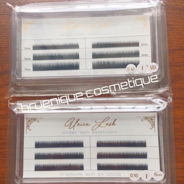 Underlash for Eyelash Extension / Bottom Lash/ Sambung Bulu Mata Bawah / Under lash extension Unica Variasi 0.12 I Mix