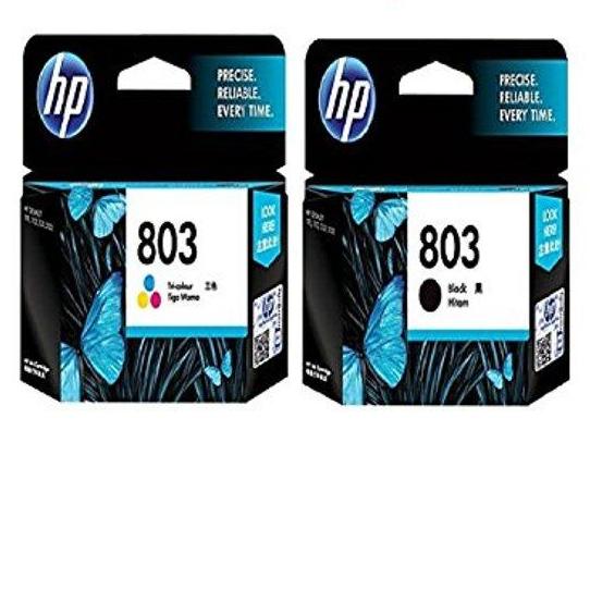 HP INK AND TONER CARTRIDGE 803 SET ORIGINAL (803 BLACK (F6V21AA), 803 TRI-COLOR (F6V20AA))