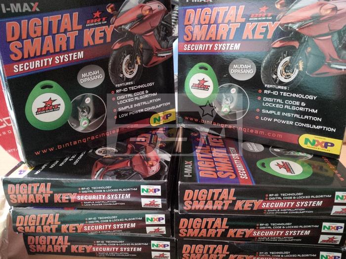 Alarm Motor Digital Smartkey BRT Yamaha Nmax | ( gembok alarm motor anti maling koper sepeda pagar cakram kinbar kode tas mobil clock rumah sensor gerak pintu digital remote lock bht ) |