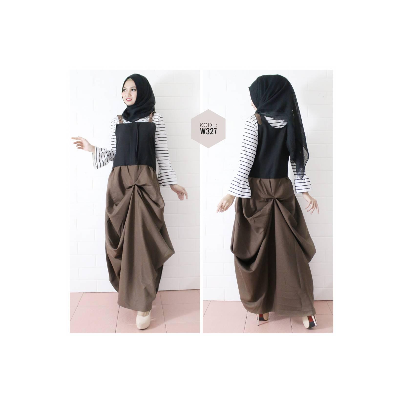 Jumpsuit Overall Cubit Kombinasi W327