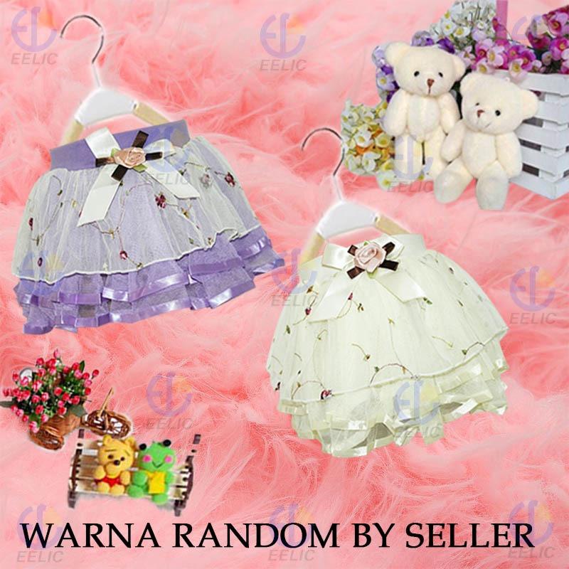 EELIC ROK-ANKXL ROK ANAK MOTIF RENDA WARNA RANDOM BAHAN BERKUALITAS UNTUK ANAK USIA 1 - 2 TAHUN