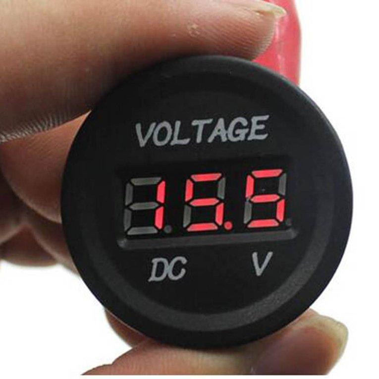 12 V-24 V DC LED Digital Display Voltmeter Otomatis Metro Voltmeter Kedap Air-Intl
