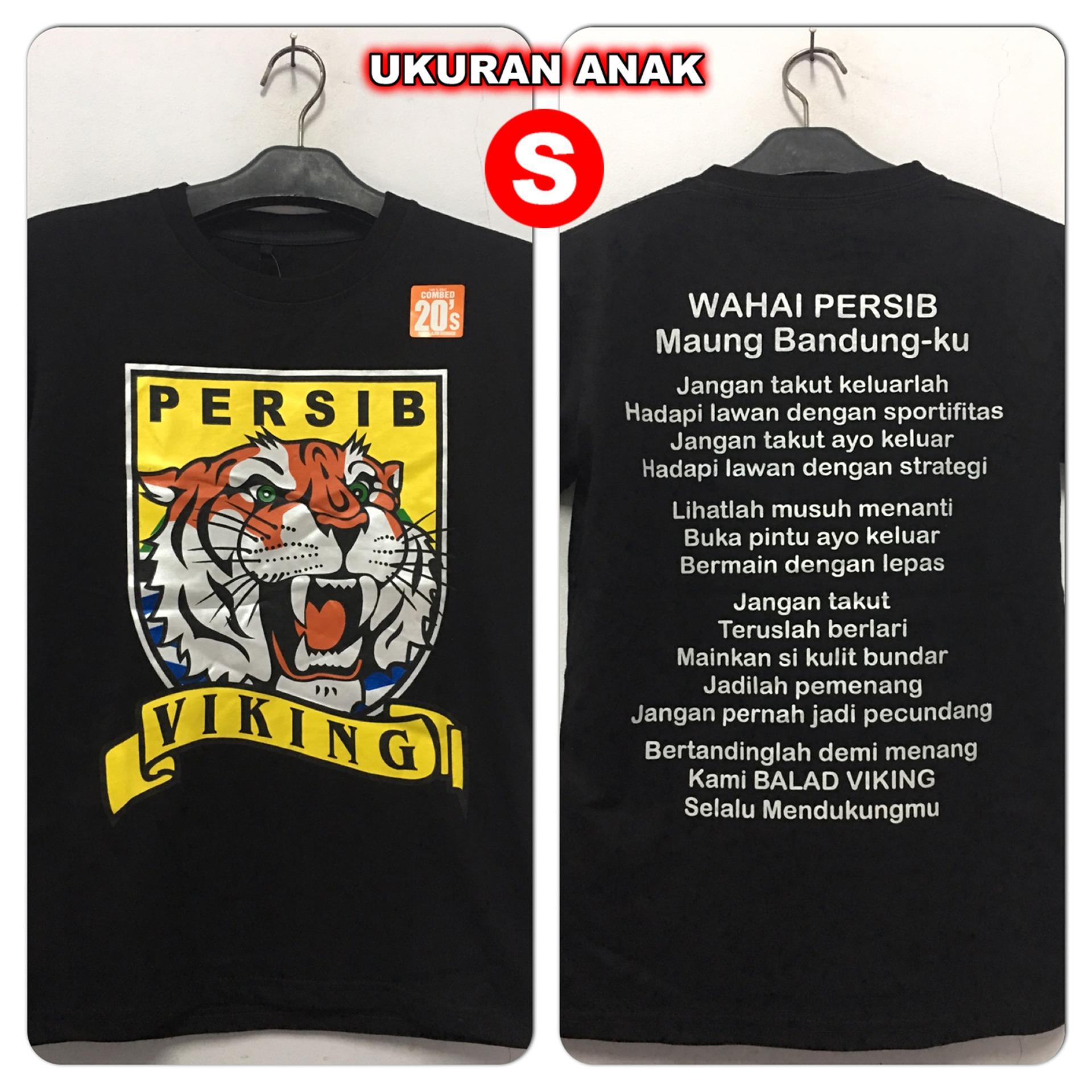 Kaos Distro Anak PERSIB MACAN VIKING BLACK (S)