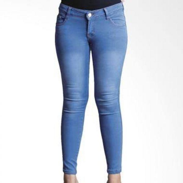 Celana Jeans Wanita Skinny Size Jumbo 33-38 - Skiny Bigsize - Soft Big Size Celana Panjang Skinny Cewek Model Terbaru