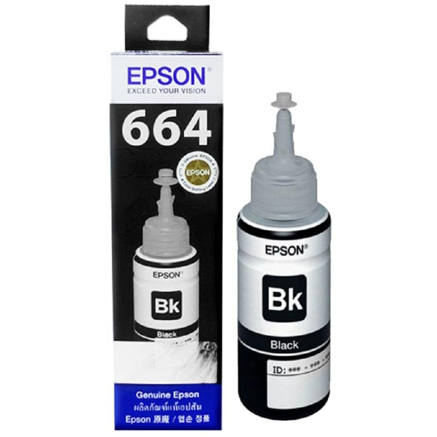 Tinta Printer Epson T664 Series Original BLACK - Tinta Botol Untuk Printer Epson L120 L220 L360 L380