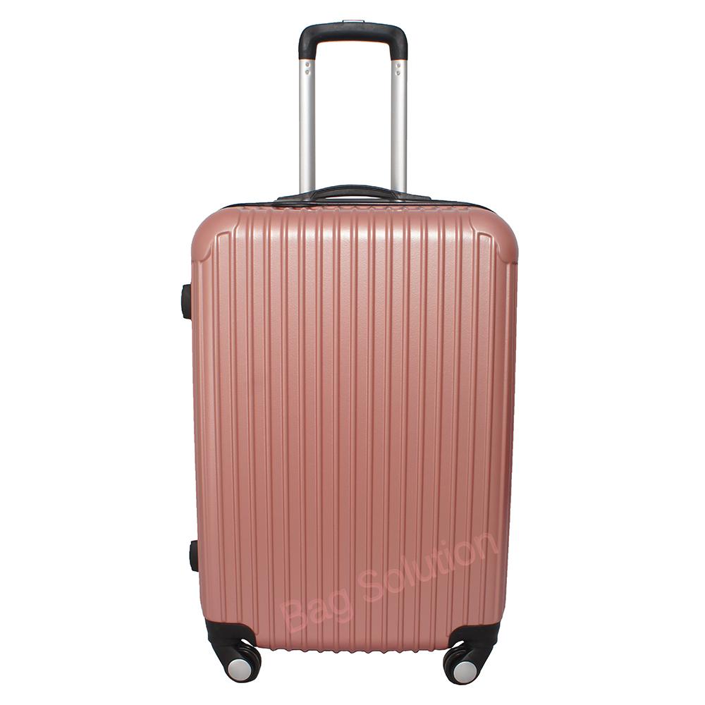 Real Polo Tas Koper Hardcase Fiber ABS - 4 Roda Putar - GGEA Size 24 Inch