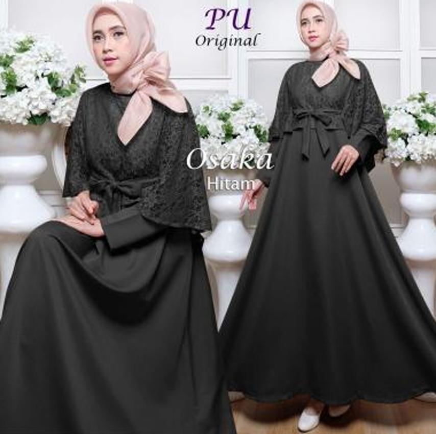 IndonesiaHeritage Gamis Syari Pesta Brukat Glitter (Real pic/ Foto Asli) - Gamis Premium Origina Mewah Elegan ala Princess rok lebar payung umbrella - Fashion Baju Lebaran Kondangan Muslimah - Kebaya - Gaun pesta Party Dress Jumbo remaja Brokat ihosaka