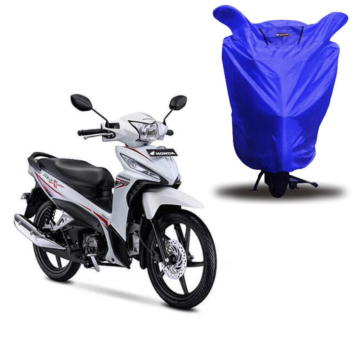 Cover Motor | Selimut Motor Revo Fit - Biru