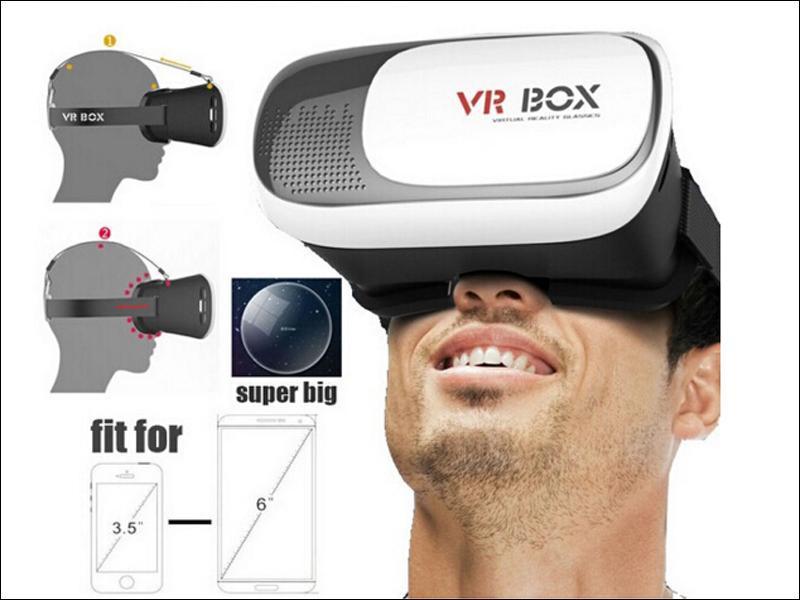 VR BOX 2 Virtual Reality Glasses / Kacamata 3D Cardboard 360 derajat