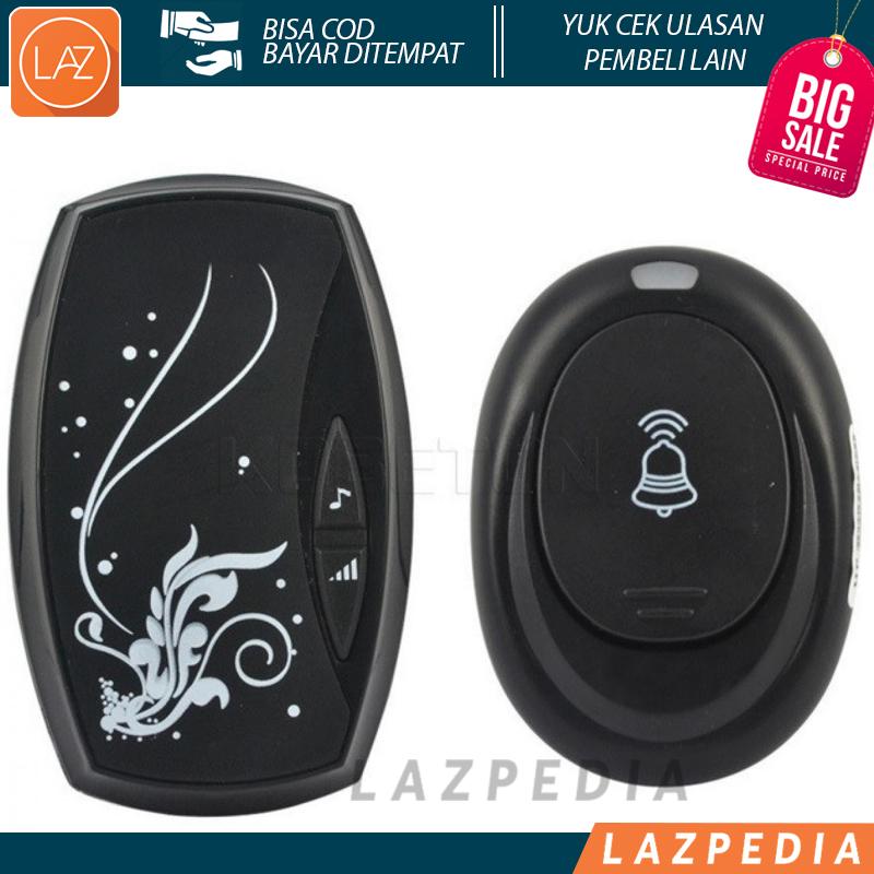Laz COD - Forecum Alarm Pintu Wireless Waterproof dengan EU Plug / Tersedia 36 Pilihan Suara Unik Yang Dapat Anda Pilih Pada Bell Rumah Wireless Ini / Hitam - Lazpedia A99