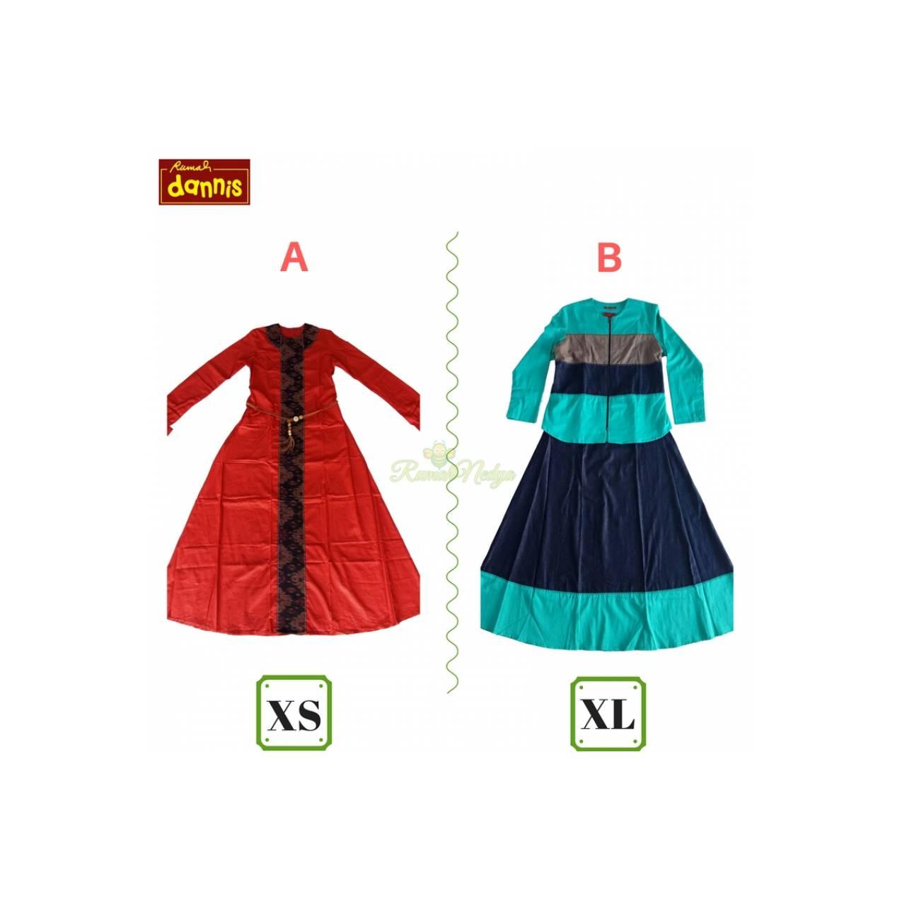 Abaya DANNIS 369rb / Gamis / Setelan / Busana Muslim
