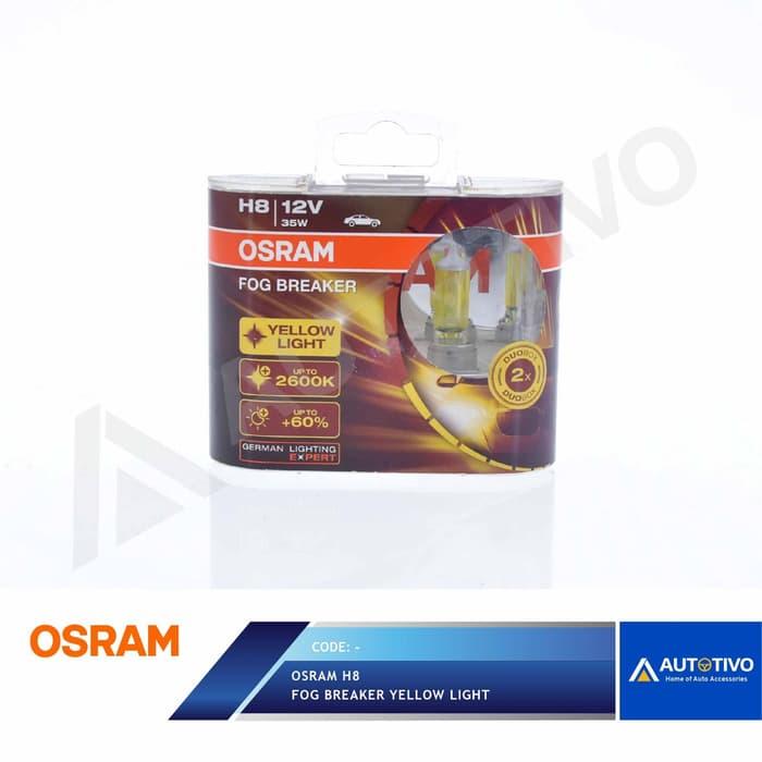 Lampu Mobil Bohlam Osram Fogbreaker H8 Halogen 12 Volt