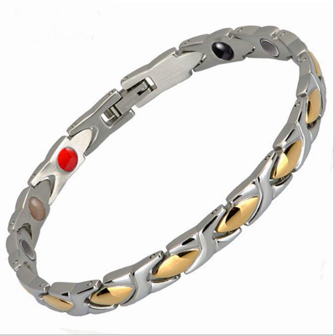 PROMO!!! Gelang Bio Magnetic Stainless Steel 316L 4In1