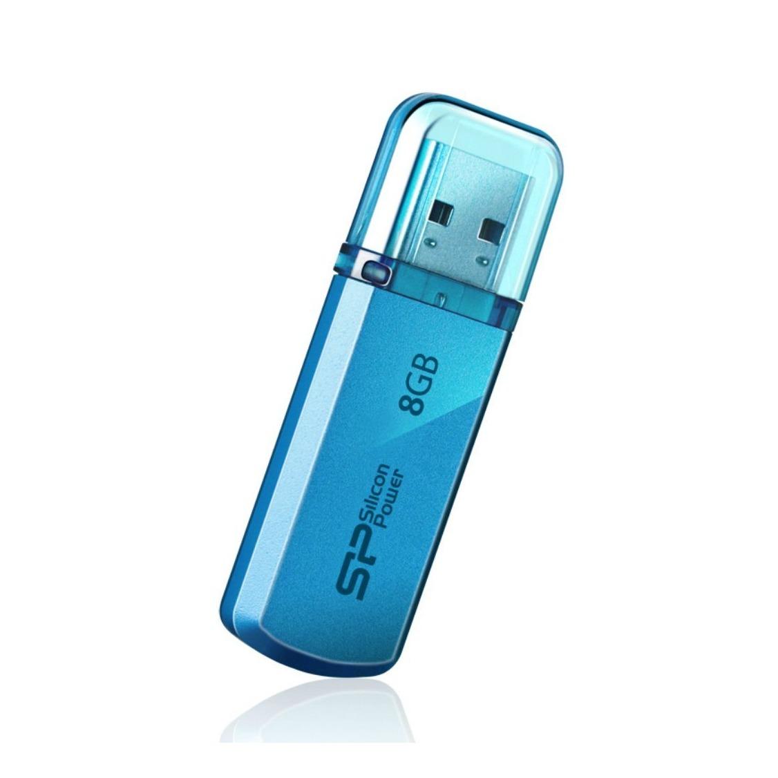 Silicon Power Flashdisk 8GB Helios 101 - Biru