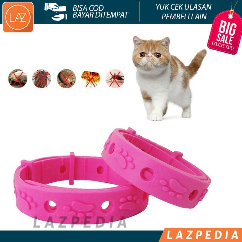 Laz COD - Kalung Anti Kutu Kucing Anjing Musang Kelinci Design Unik & Lucu Untuk Hewan Kesayangan / Pink - Lazpedia A367