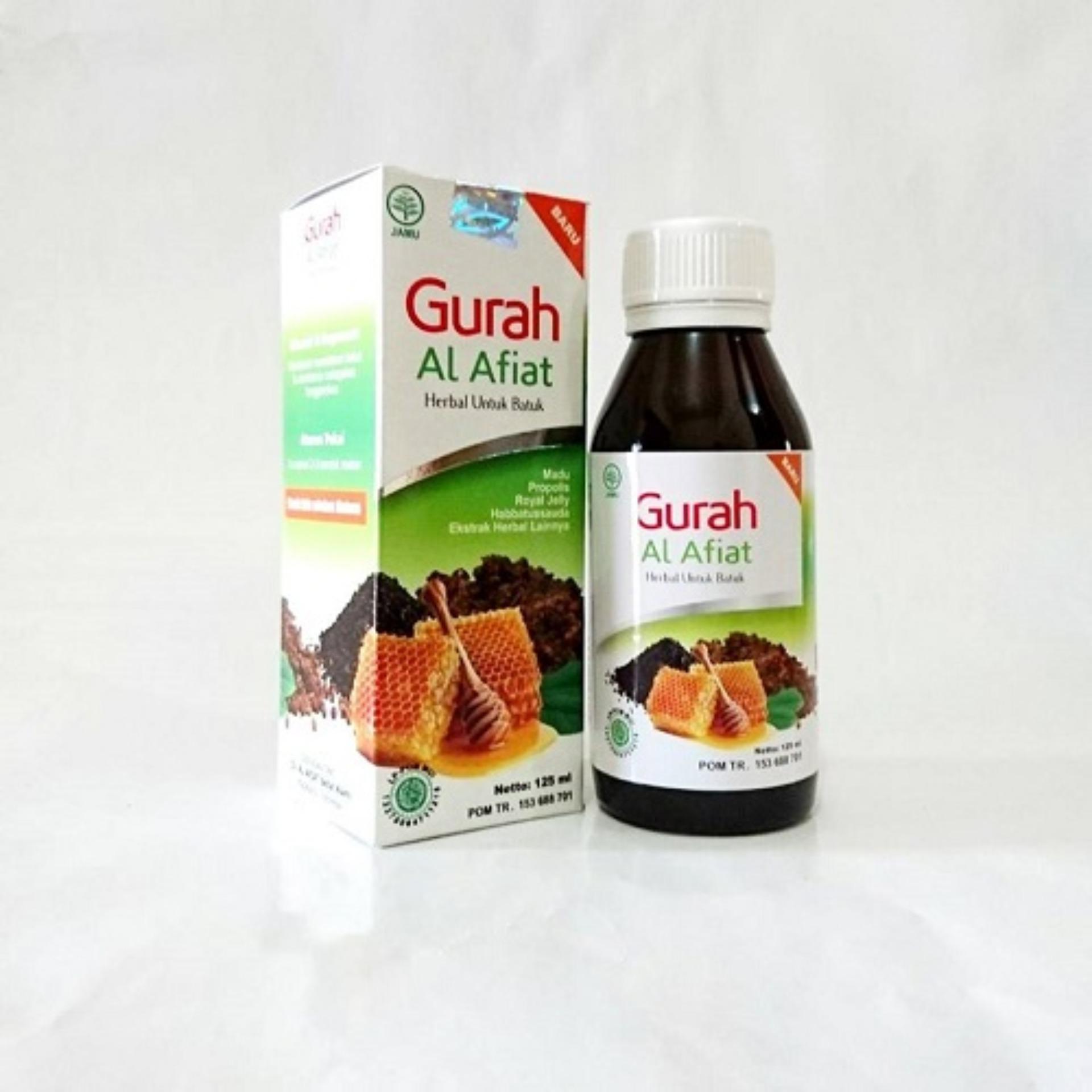 Madu Sirup Gurah Al Afiat 125 ml | Madu Syrup Untuk Flu Pilek Batuk
