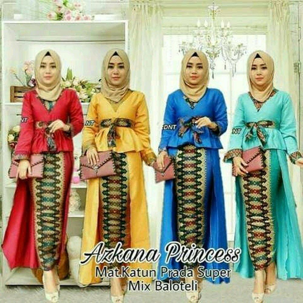 Azkana princess - gamis - gamis batik - setelan batik - rok span batik - longtop batik - seragam batik di lapak Batik Gaul Pekalongan nur_janah2611