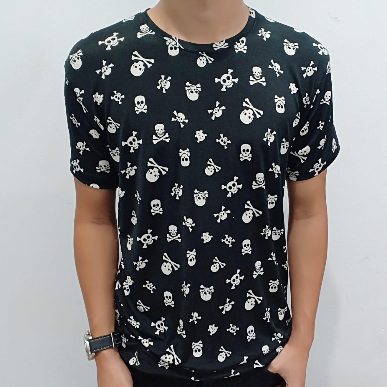 Master Tee - Kaos Pria Kaos Distro T-Shirt Fashion 100% Soft Cotton Combed 30s Pria Wanita Cewe Cowo Baju T-Shirt / Kaos Skull Mini / 3D Terbaru Baru Kekinian Animasi Gambar Batik Full Printing Kaos Termurah Berkualitas Kaos Disto Premium
