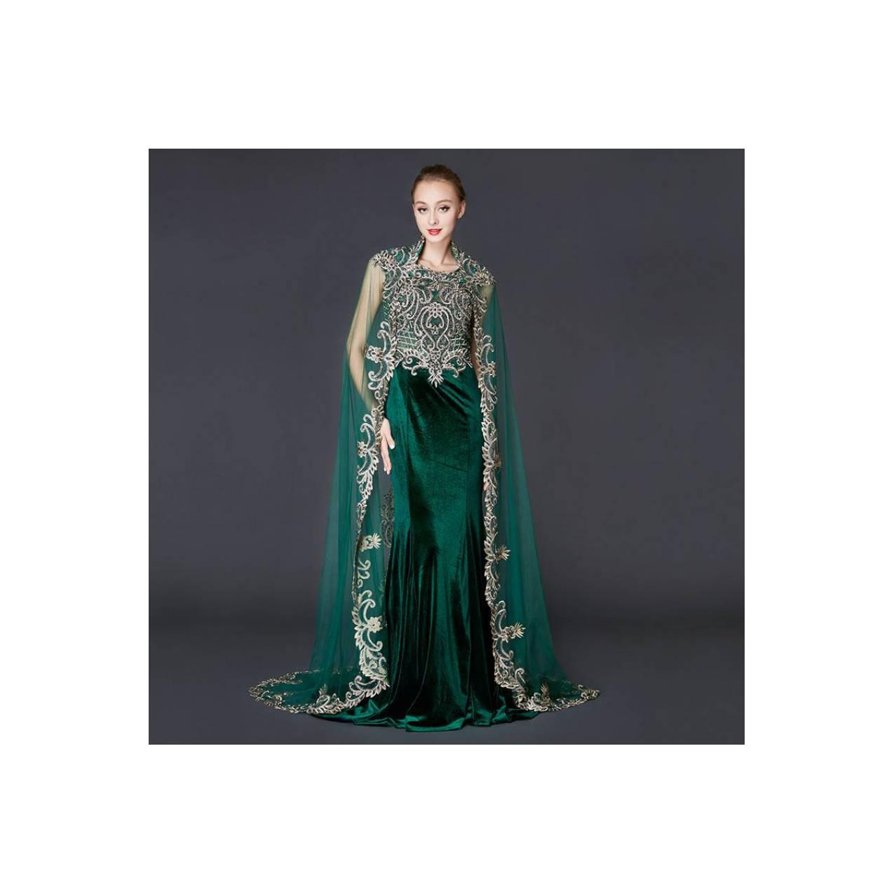 TS ZH289DD S140 Gaun Pesta Kebaya Modern Gaun Pengantin Muslim Import