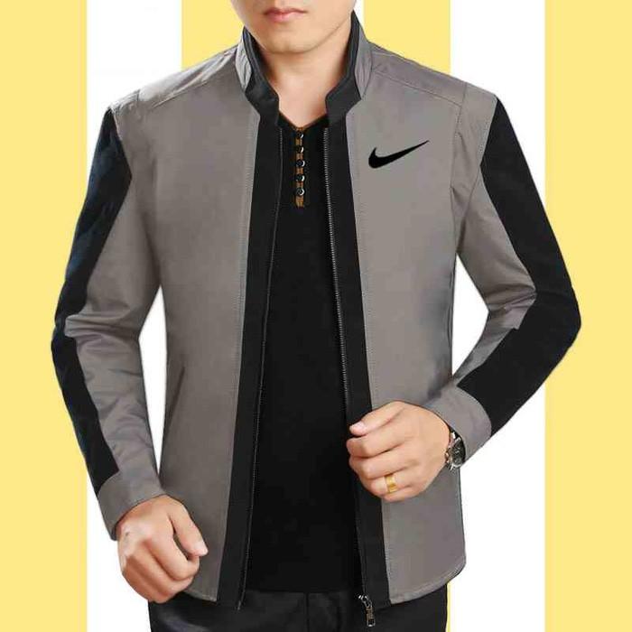 Promo S35 Jaket Nike Abu Combi Hitam LO Jaket Pria Babyterry Abu Berkualitas Promo S35 Jaket Nike Abu Combi Hitam LO Jaket Pria Babyterry Abu Berkualitas